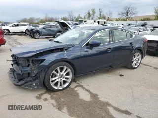2016 Mazda Mazda6 i Touring with VIN JM1GJ1V52G1479256, listed as a Copart auction lot 51911345 with 216,999 mi miles and Salvage Title. Bid and sale history available at carsss.com. Image 1.