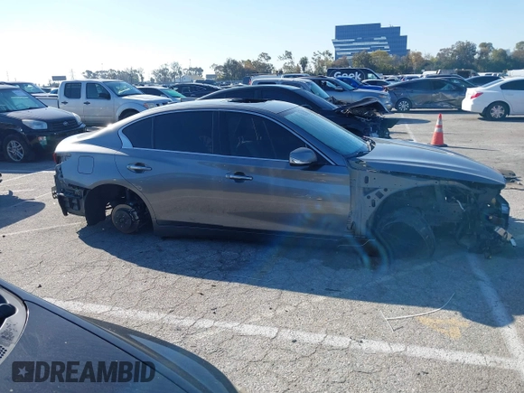 2018 Infiniti Q50 3.0t LUXE with VIN JN1EV7AP3JM359156, listed as a IAAI auction lot 41760541 with 1 mi miles. Bid and sale history available at carsss.com. Image 14.