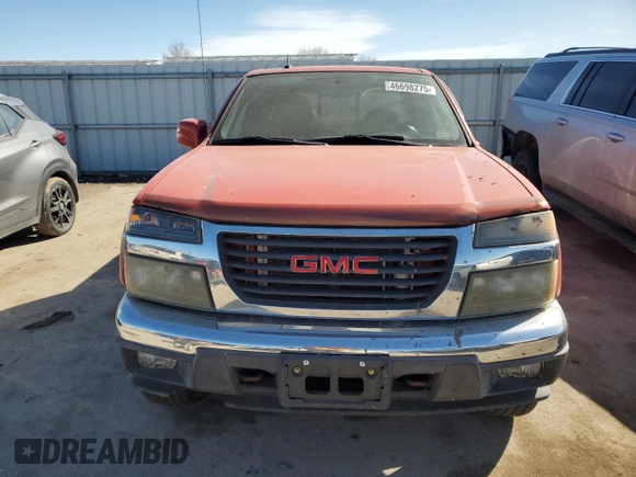 2009 GMC Canyon Work Truck z VIN 1GTDT19EX98142609, wystawiony jako Copart lot #46698275 z przebiegiem 74 910 mil mil oraz Szkoda całkowita • Salvage title. Historia ofert i sprzedaży dostępna na DreamBid. Obrazek 5.