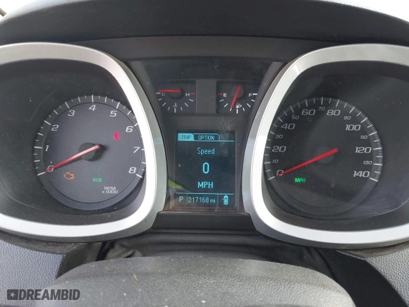 2013 Chevrolet Equinox LT with VIN 2GNALPEK9D6388431, listed as a IAAI auction lot 41921796 with 217,168 mi miles. Bid and sale history available at carsss.com. Image 7.