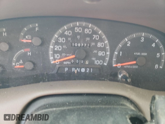 1997 Ford F-150 with VIN 1FTDX1722VNB96527, listed as a Copart auction lot 87304814 with 106,771 mi miles and Salvage title. Bid and sale history available at DreamBid. Image 9.
