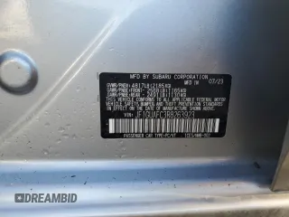 2024 Subaru Impreza Sport with VIN JF1GUAFC3R8263923, listed as a Copart auction lot 74296694 with 0 mi miles and Salvage Title. Bid and sale history available at carsss.com. Image 13.