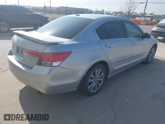2011 Honda Accord EX-L with VIN 1HGCP3F87BA030229, listed as a IAAI auction lot 42320980 with 104,900 mi miles and . Bid and sale history available at DreamBid. Image 4.