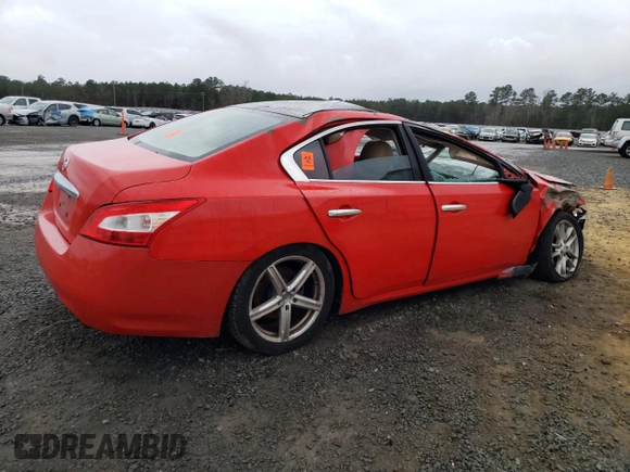 2010 Nissan Maxima S with VIN 1N4AA5AP4AC875405, listed as a Copart auction lot 56623005 with Not provided miles and Non repairable. Bid and sale history available at DreamBid. Image 3.