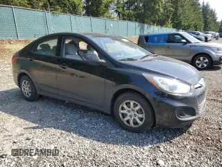 2013 Hyundai Accent GLS with VIN KMHCT4AE6DU350068, listed as a Copart auction lot 53785585 with Not Provided miles and Salvage Title. Bid and sale history available at carsss.com. Image 4.