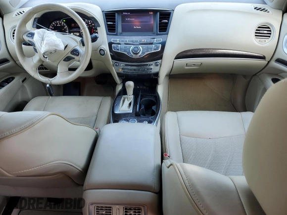 2014 Infiniti QX60 with VIN 5N1AL0MN0EC555484, listed as a Copart auction lot 54591715 with 65,633 mi miles and Non Repairable. Bid and sale history available at DreamBid. Image 8.