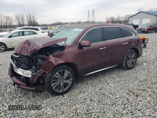 2018 Acura MDX Technology z VIN 5J8YD3H51JL010448, wystawiony jako Copart lot #47179505 z przebiegiem 69 244 mil mil oraz Szkoda całkowita • Salvage title. Historia ofert i sprzedaży dostępna na DreamBid. Obrazek 1.