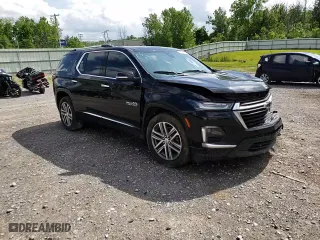 2023 Chevrolet Traverse High Country with VIN 1GNERNKW6PJ326424, listed as a Copart auction lot 56937284 with 6,340 mi miles and Salvage Title. Bid and sale history available at carsss.com. Image 12.