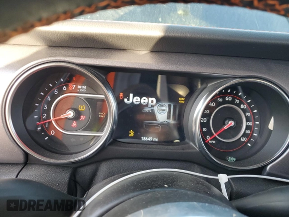 2020 Jeep Gladiator Mojave z VIN 1C6JJTEG9LL205738, wystawiony jako Copart lot #48773085 z przebiegiem 18 649 mil mil oraz Szkoda całkowita • Salvage title. Historia ofert i sprzedaży dostępna na DreamBid. Obrazek 9.