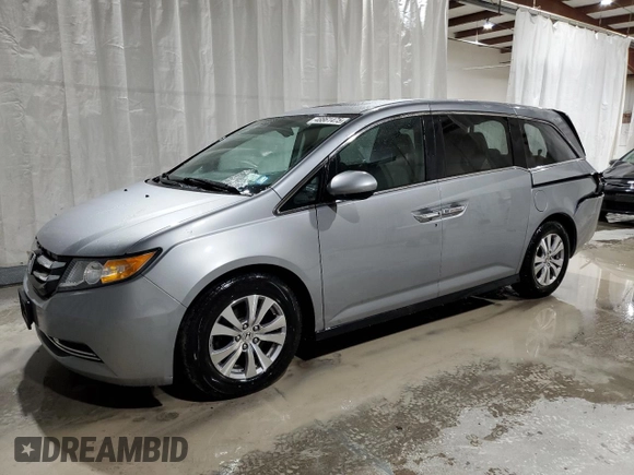 2017 Honda Odyssey EX-L with VIN 5FNRL5H65HB014638, listed as a Copart auction lot 48861475 with 97,788 mi miles and Salvage Title. Bid and sale history available at DreamBid. Image 1.