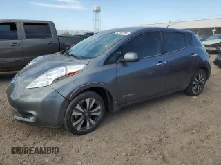 2016 Nissan LEAF S with VIN 1N4BZ0CP4GC312912, listed as a Copart auction lot 52152793 with 86,383 mi miles. Bid and sale history available at carsss.com. Image 1.