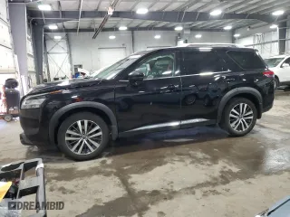 2022 Nissan Pathfinder Platinum with VIN 5N1DR3DK3NC212641, listed as a Copart auction lot 48315205 with 61,252 mi miles and Salvage Title. Bid and sale history available at carsss.com. Image 1.