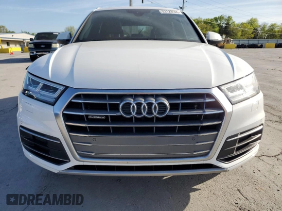 2018 Audi Q5 Premium Plus with VIN WA1BNAFY4J2230928, listed as a Copart auction lot 53123145 with 83,151 mi miles and Salvage Title. Bid and sale history available at DreamBid. Image 5.