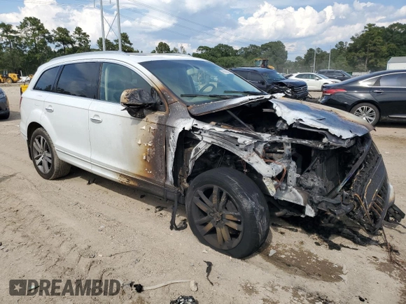 2013 Audi Q7 3.0L TDI Prestige with VIN WA1VMBFE9DD013699, listed as a Copart auction lot 69283894 with 0 mi miles and Salvage Title. Bid and sale history available at carsss.com. Image 4.