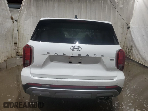2025 Hyundai Palisade SEL z VIN KM8R2DGE9SU838674, wystawiony jako Copart lot #56101585 z przebiegiem 12 686 mil mil oraz Czysty tytuł • Clean title. Historia ofert i sprzedaży dostępna na DreamBid. Obrazek 6.