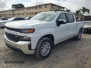 2020 Chevrolet Silverado 1500 LT with VIN 3GCPWCET0LG185071, listed as a Copart auction lot 56891535 with 27,263 mi miles and Clean Title. Bid and sale history available at DreamBid. Image 1.