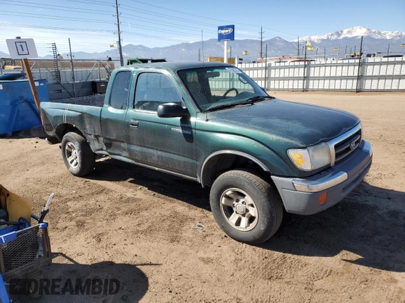 2000 Toyota Tacoma PreRunner with VIN 4TASM92N1YZ680858, listed as a Copart auction lot 47005745 with 333,428 mi miles and Salvage title. Bid and sale history available at DreamBid. Image 4.