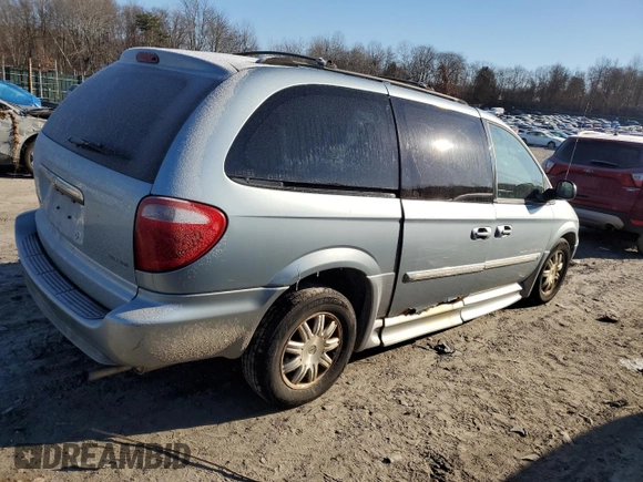 2006 Chrysler Town & Country LWB Touring with VIN 2A4GP54L76R807748, listed as a Copart auction lot 83961394 with 0 mi miles and Salvage Title. Bid and sale history available at carsss.com. Image 3.