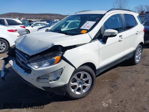 2020 Ford EcoSport SE with VIN MAJ3S2GE0LC322232, listed as a IAAI auction lot 41727787 with 37,163 mi miles. Bid and sale history available at carsss.com. Image 18.