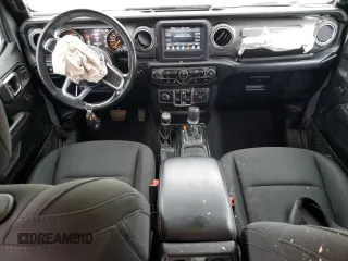 2020 Jeep Wrangler Unlimited Sahara with VIN 1C4HJXEN8LW181508, listed as a Copart auction lot 60907555 with 85,343 mi miles and Salvage title. Bid and sale history available at DreamBid. Image 8.