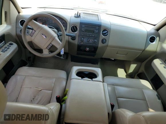 2005 Ford F-150 STX with VIN 1FTRX12WX5KE52155, listed as a Copart auction lot 62605895 with 235,078 mi miles and Salvage title. Bid and sale history available at DreamBid. Image 8.