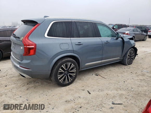 2021 Volvo XC90 Inscription Expression with VIN YV4BR00K2M1681940, listed as a Copart auction lot 69618262 with 24,063 mi miles. Bid and sale history available at carsss.com. Image 3.