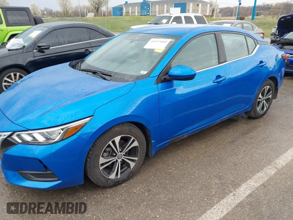2021 Nissan Sentra SV with VIN 3N1AB8CV5MY313211, listed as a IAAI auction lot 41877064 with 52,621 mi miles and . Bid and sale history available at DreamBid. Image 17.