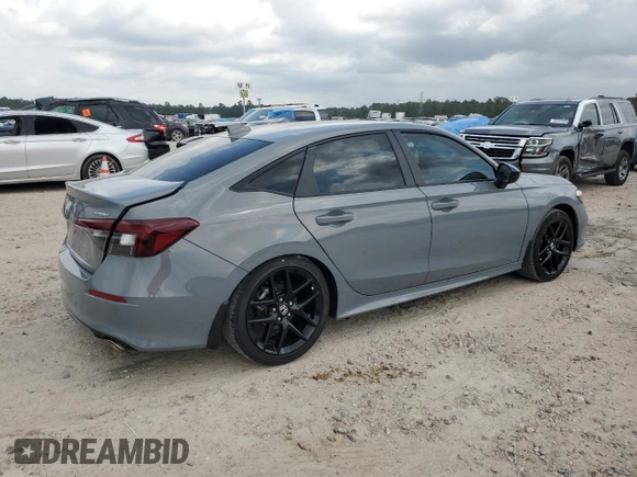 2025 Honda Civic Sport z VIN 2HGFE2F52SH563805, wystawiony jako Copart lot #55654695 z przebiegiem 3 026 mil mil oraz Szkoda całkowita • Salvage title. Historia ofert i sprzedaży dostępna na DreamBid. Obrazek 3.