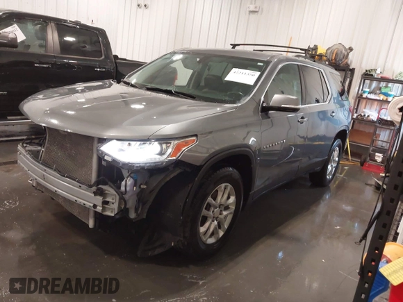 2020 Chevrolet Traverse LT with VIN 1GNEVHKW9LJ176834, listed as a IAAI auction lot 42211350 with 100,188 mi miles and . Bid and sale history available at DreamBid. Image 2.
