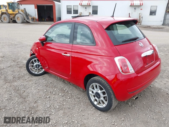 2013 FIAT 500 Pop with VIN 3C3CFFAR0DT608447, listed as a IAAI auction lot 41887919 with 72,691 mi miles. Bid and sale history available at carsss.com. Image 3.
