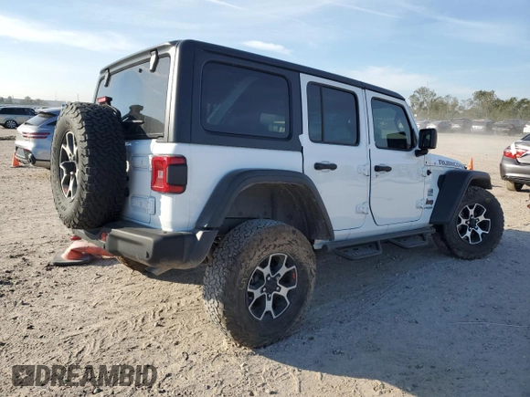 2022 Jeep Wrangler Unlimited Rubicon с VIN 1C4HJXFN3NW193177, выставлен на аукционе Copart как лот 82002224 с пробегом 34 762 миль миль и Списание • Salvage title. История ставок и продаж доступна на DreamBid. Изображение 3.