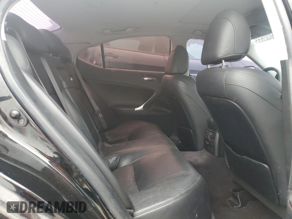 2007 Lexus IS 350 with VIN JTHBE262275015464, listed as a Copart auction lot 55032655 with 157,648 mi miles and Salvage Title. Bid and sale history available at DreamBid. Image 10.