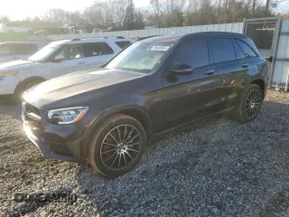 2022 Mercedes-Benz GLC with VIN W1N0G8DBXNV371756, listed as a Copart auction lot 88460905 with 16,213 mi miles and Salvage Title. Bid and sale history available at carsss.com. Image 1.