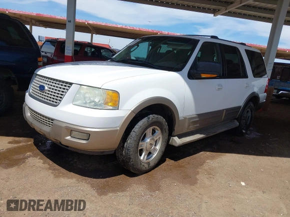 2003 Ford Expedition Eddie Bauer with VIN 1FMPU17L73LC55526, listed as a IAAI auction lot 42058899 with 280,180 mi miles and . Bid and sale history available at DreamBid. Image 2.
