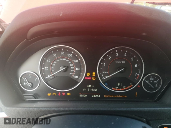 2018 BMW 4 Series 440i xDrive with VIN WBA4W9C54JAB95107, listed as a Copart auction lot 68408494 with 57,590 mi miles and Salvage title. Bid and sale history available at DreamBid. Image 9.