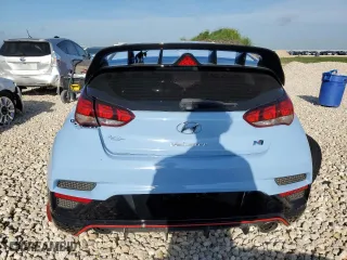 2019 Hyundai Veloster N with VIN KMHT36AH0KU001698, listed as a Copart auction lot 63129924 with 33,562 mi miles and Salvage Title. Bid and sale history available at carsss.com. Image 6.