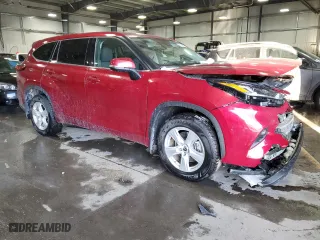 2021 Toyota Highlander L with VIN 5TDBZRBH5MS061885, listed as a Copart auction lot 45164335 with 98,146 mi miles and Salvage Title. Bid and sale history available at carsss.com. Image 4.