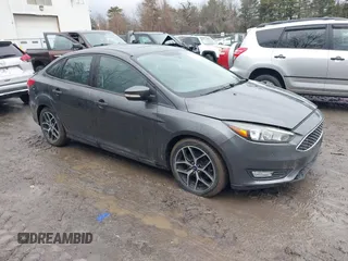 2017 Ford Focus SEL with VIN 1FADP3H28HL297474, listed as a IAAI auction lot 41738873 with 39,677 mi miles. Bid and sale history available at carsss.com. Image 1.