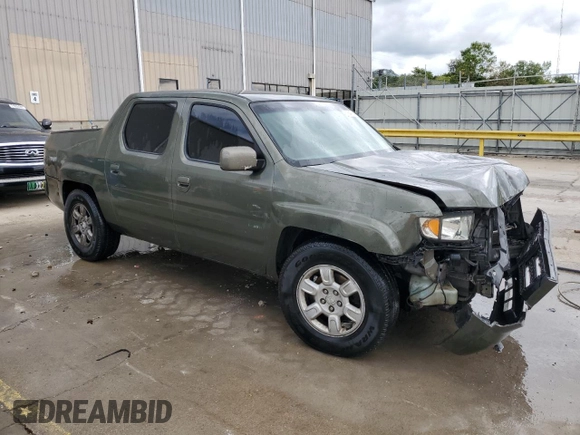 2006 Honda Ridgeline RTS with VIN 2HJYK16476H540345, listed as a Copart auction lot 71647014 with 258,089 mi miles and Non Repairable. Bid and sale history available at carsss.com. Image 4.
