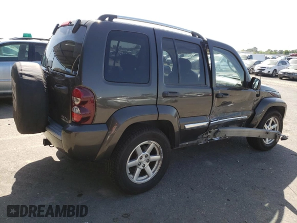 2006 Jeep Liberty Limited with VIN 1J4GL58K36W192913, listed as a Copart auction lot 53756785 with 168,282 mi miles and Salvage Title. Bid and sale history available at DreamBid. Image 3.