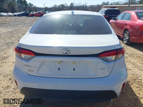 2025 Toyota Corolla LE with VIN 5YFB4MDE9SP238576, listed as a IAAI auction lot 41780180 with 4,366 mi miles. Bid and sale history available at carsss.com. Image 16.
