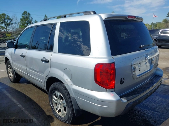 2004 Honda Pilot EX with VIN 2HKYF18594H519175, listed as a IAAI auction lot 41899345 with 268,718 mi miles. Bid and sale history available at carsss.com. Image 3.