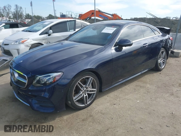 2018 Mercedes-Benz E-Class E 400 with VIN WDD1J6FB9JF067942, listed as a IAAI auction lot 41635911 with 38,478 mi miles. Bid and sale history available at carsss.com. Image 18.