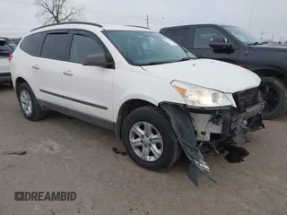 2012 Chevrolet Traverse LS z VIN 1GNKREED8CJ373705, wystawiony jako IAAI lot #41172553 z przebiegiem 101 410 mil mil oraz . Historia ofert i sprzedaży dostępna na DreamBid. Obrazek 1.