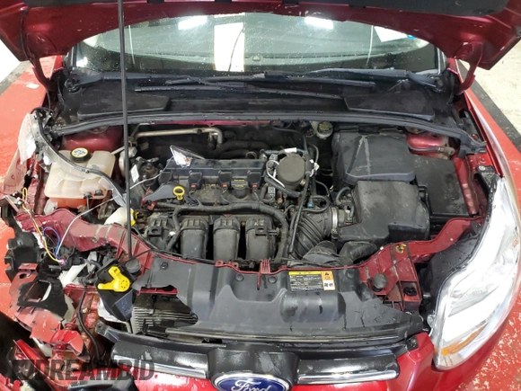 2013 Ford Focus SE with VIN 1FADP3F21DL242264, listed as a Copart auction lot 53235345 with 115,379 mi miles and Salvage Title. Bid and sale history available at carsss.com. Image 12.
