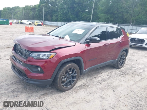 2022 Jeep Compass Latitude z VIN 3C4NJCBB2NT210970, wystawiony jako IAAI lot #42302790 z przebiegiem 27 999 mil mil oraz . Historia ofert i sprzedaży dostępna na DreamBid. Obrazek 17.