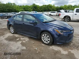 2024 Toyota Corolla LE with VIN 5YFB4MDE8RP150564, listed as a Copart auction lot 55938945 with 34,092 mi miles and Salvage title. Bid and sale history available at DreamBid. Image 4.