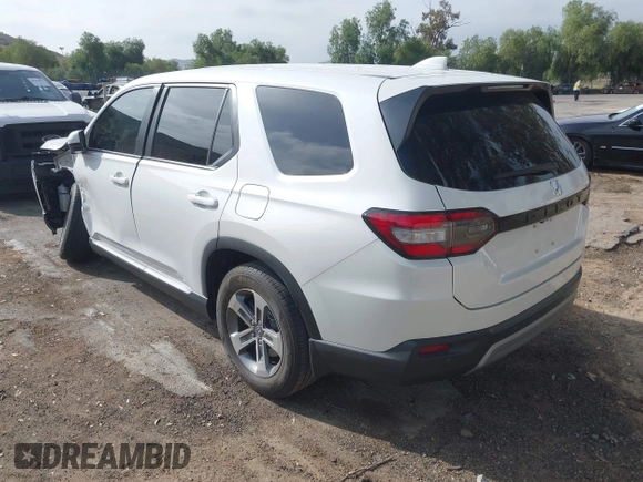 2023 Honda Pilot EX-L z VIN 5FNYG2H47PB015673, wystawiony jako IAAI lot #42192426 z przebiegiem 22 617 mil mil oraz . Historia ofert i sprzedaży dostępna na DreamBid. Obrazek 3.