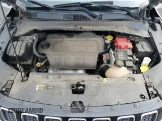 2019 Jeep Compass Altitude with VIN 3C4NJCBB8KT832713, listed as a Copart auction lot 57109145 with 129,695 mi miles and Salvage title. Bid and sale history available at DreamBid. Image 12.