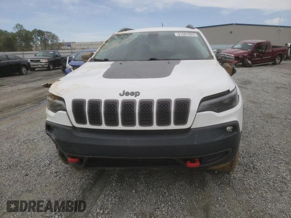 2019 Jeep Cherokee Trailhawk z VIN 1C4PJMBX9KD256968, wystawiony jako Copart lot #51591025 z przebiegiem 110 746 mil mil oraz Szkoda całkowita • Salvage title. Historia ofert i sprzedaży dostępna na DreamBid. Obrazek 5.